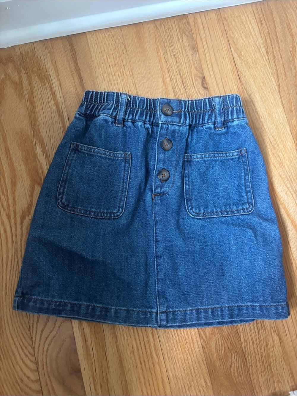 Mini Boden Denim Skirt 7-8